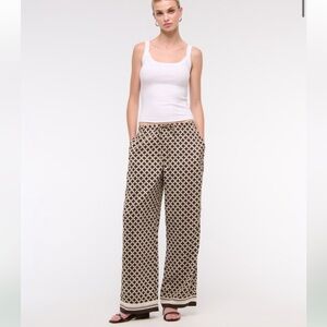 Abercrombie Drapey Wide Leg Pull On Pant